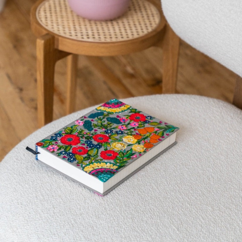 Hand-painted Floral Journal by 16 Empress Road