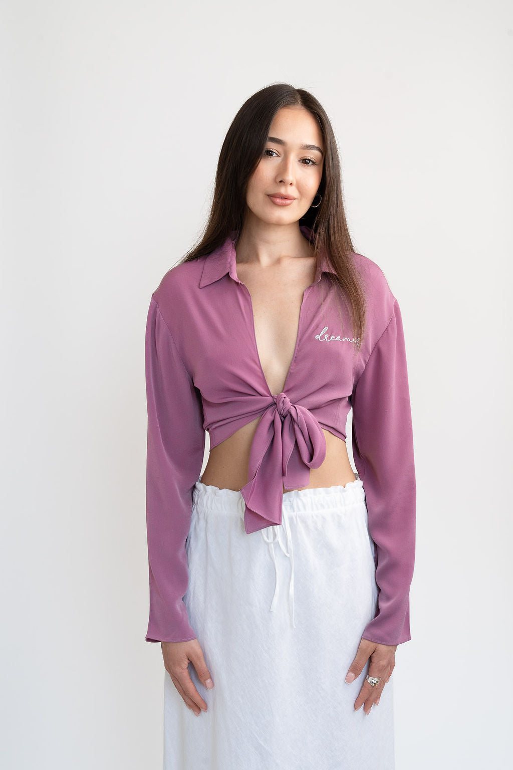 Dreamer Tie Front Top