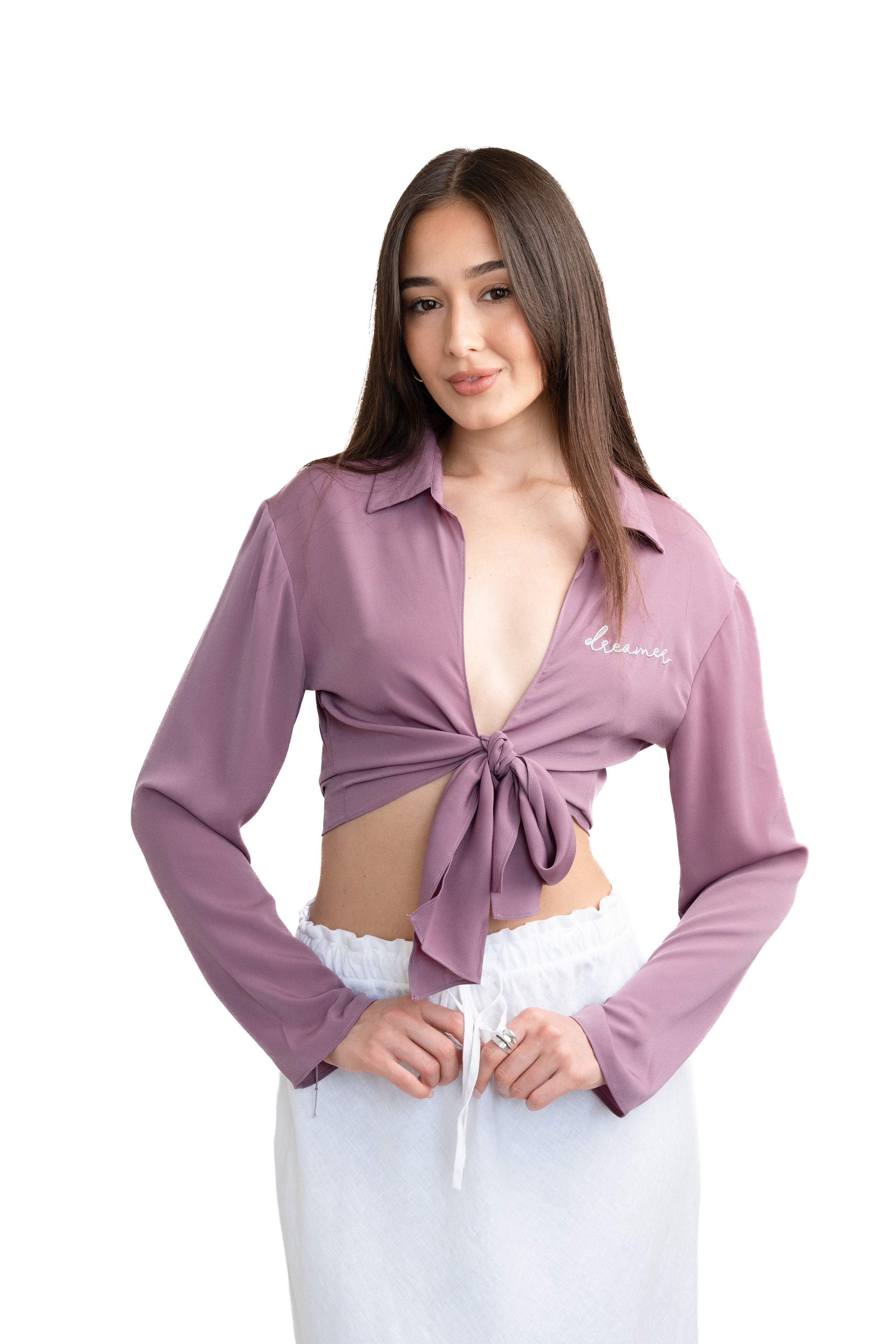Dreamer Tie Front Top