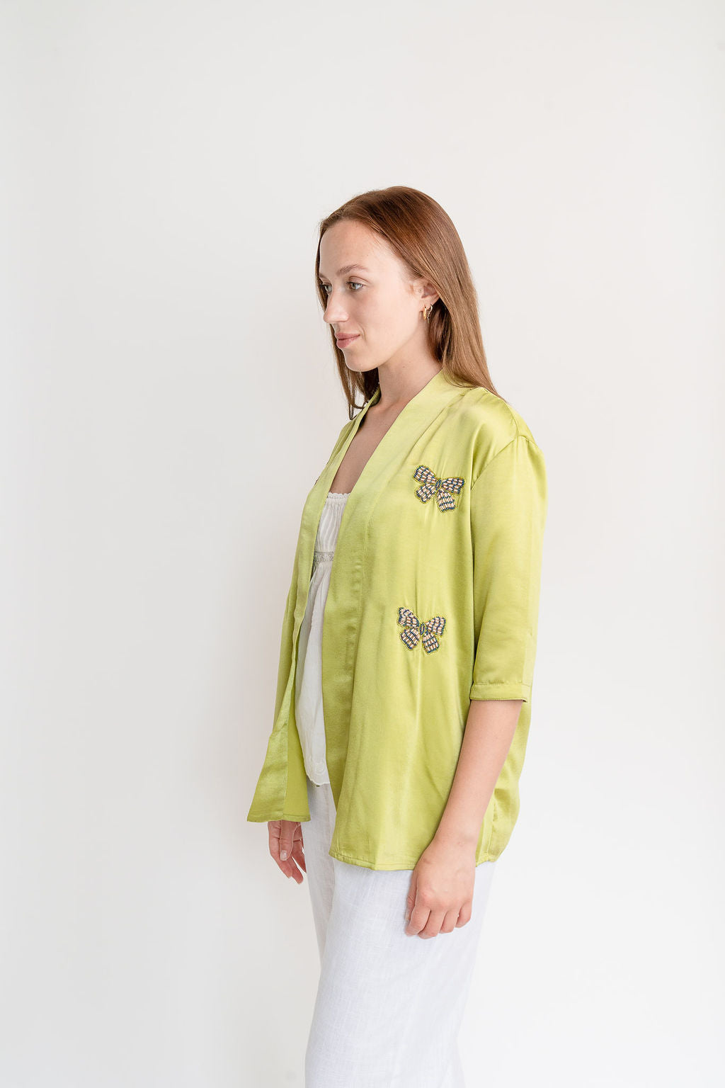 Butterflies Satin Shrug