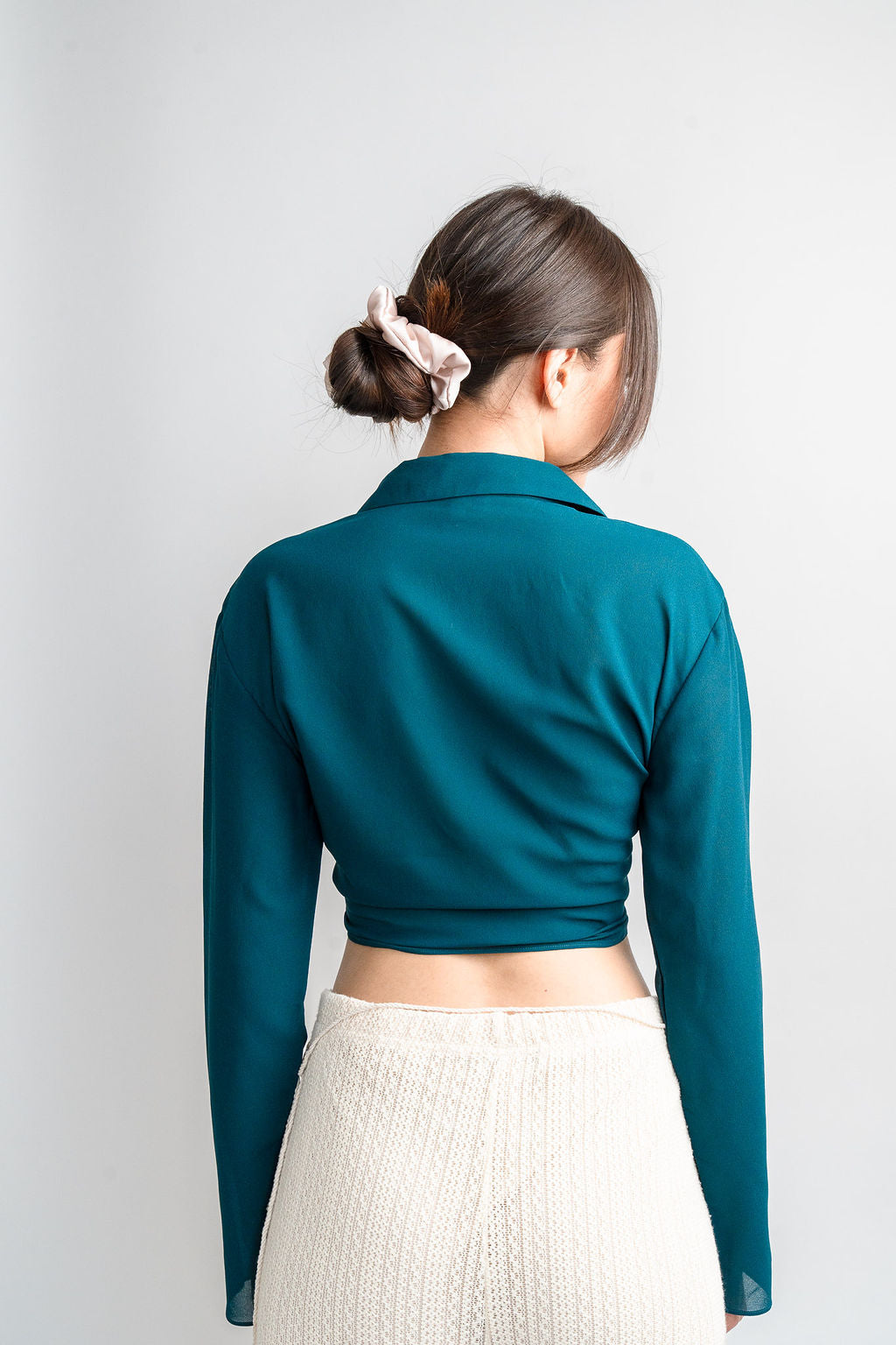 Ocean Tie Front Top