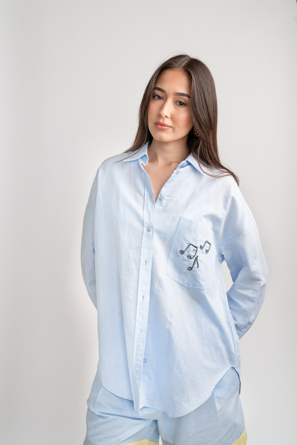 Notes Oversized Shirt