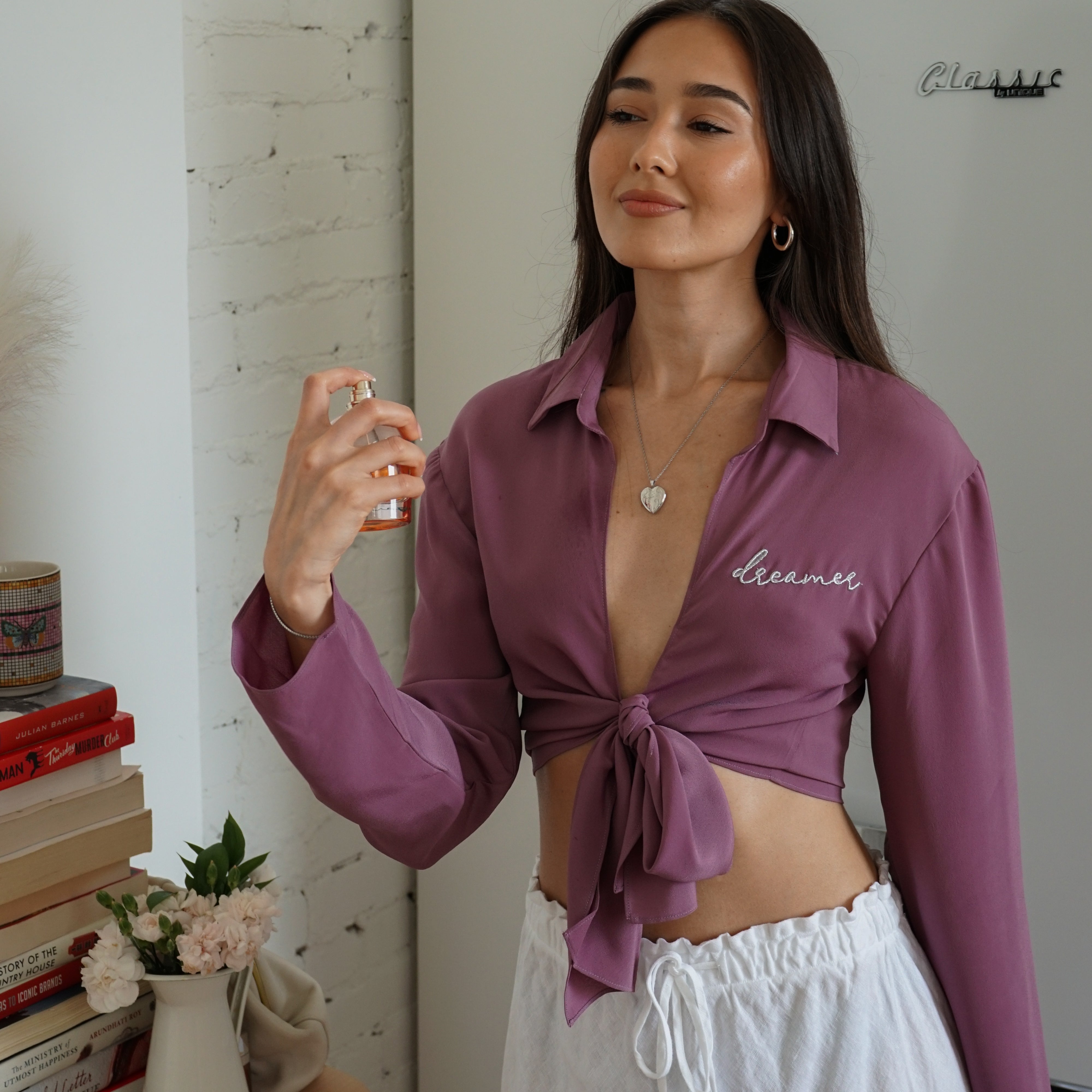 Dreamer Tie Front Top