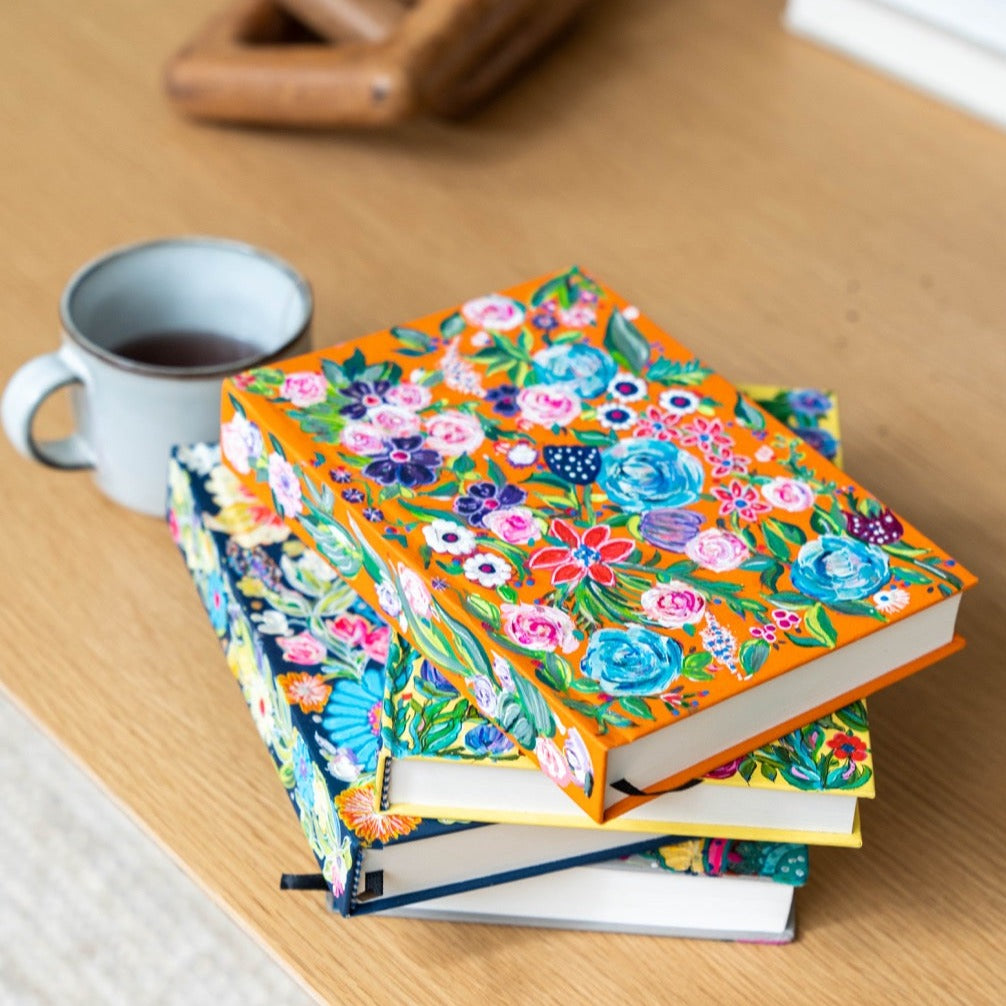Hand-painted Floral Journal by 16 Empress Road