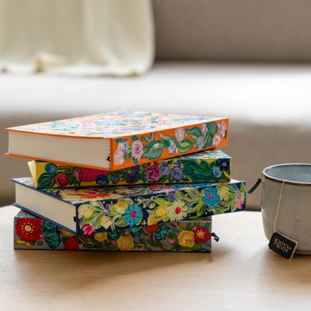 Hand-painted Floral Journal by 16 Empress Road