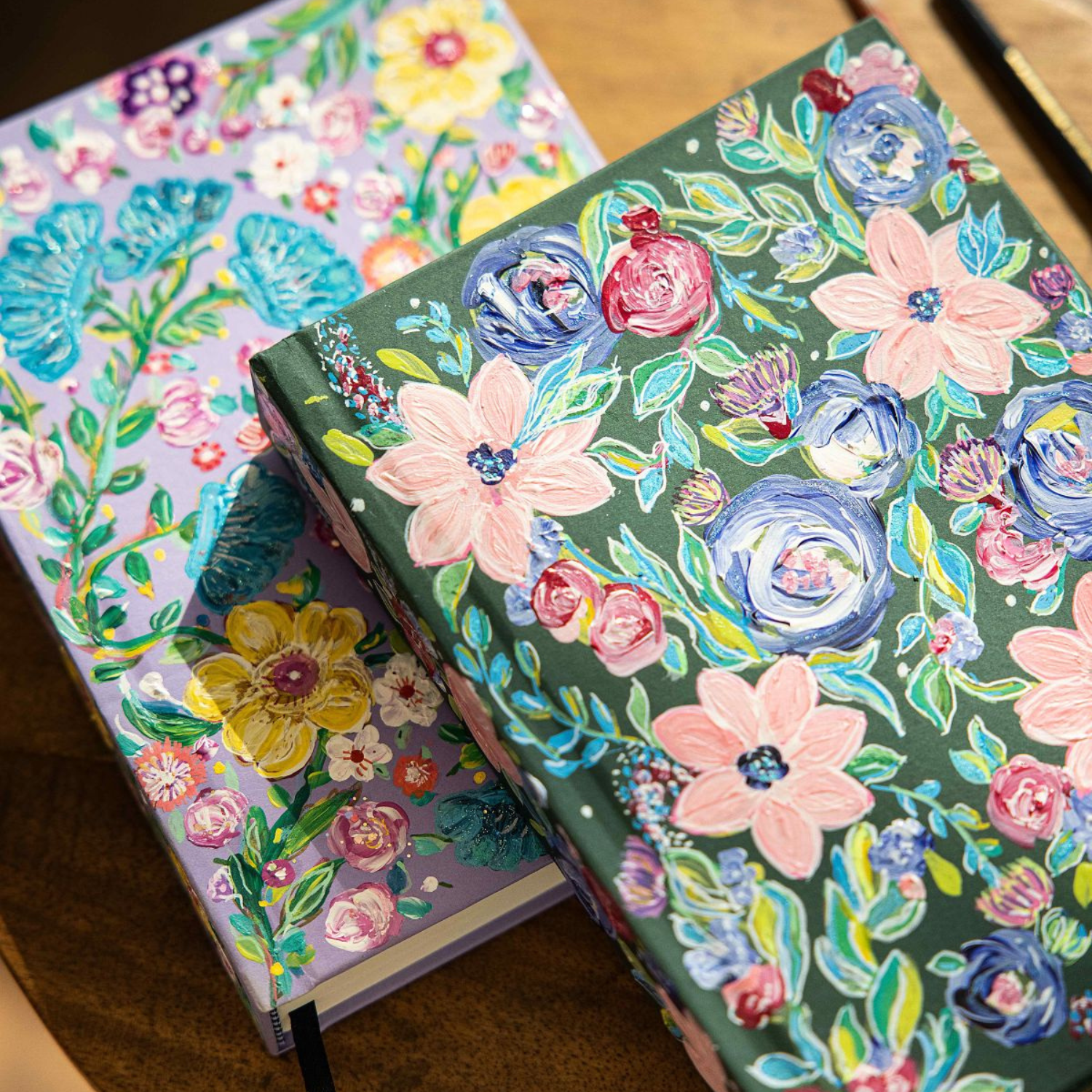 Hand-painted Floral Journal by 16 Empress Road
