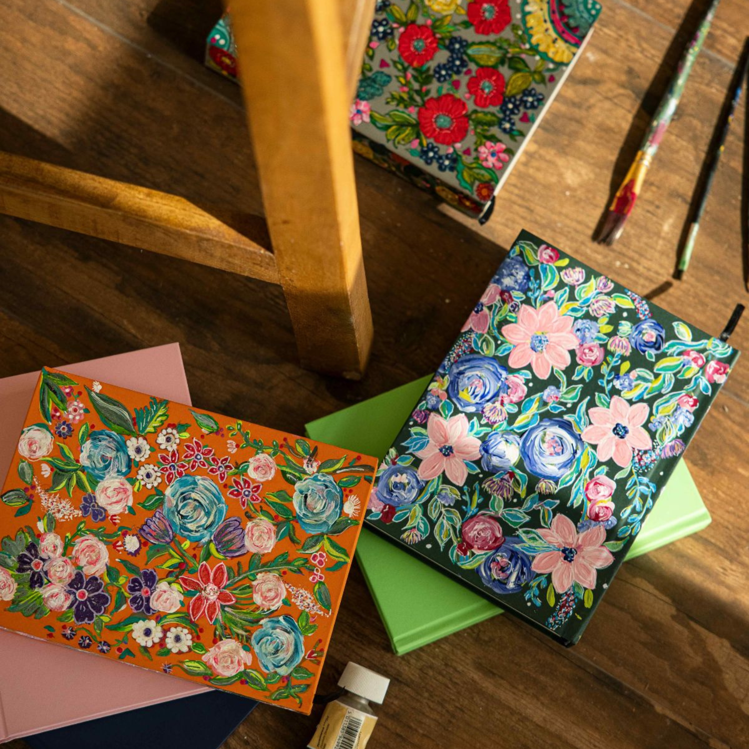 Hand-painted Floral Journal by 16 Empress Road