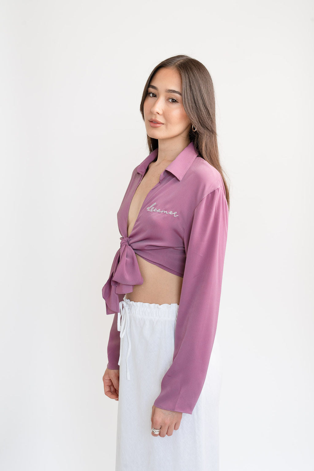 Dreamer Tie Front Top