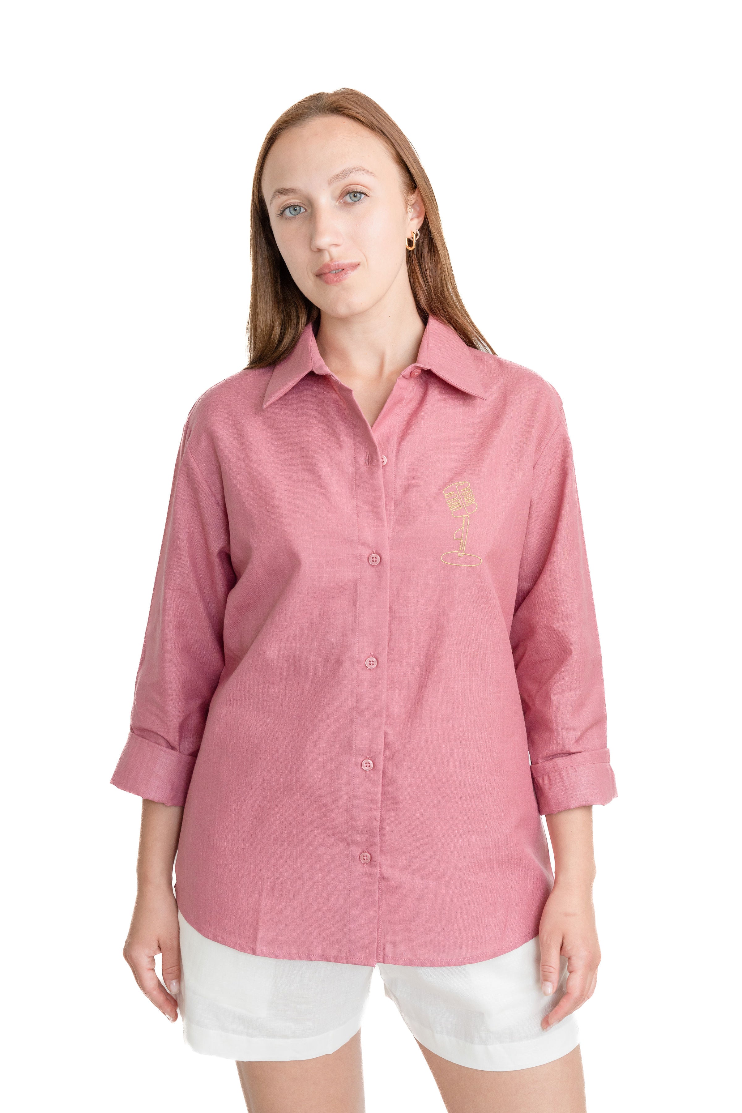 Mulberry Pink Microphone Shirt