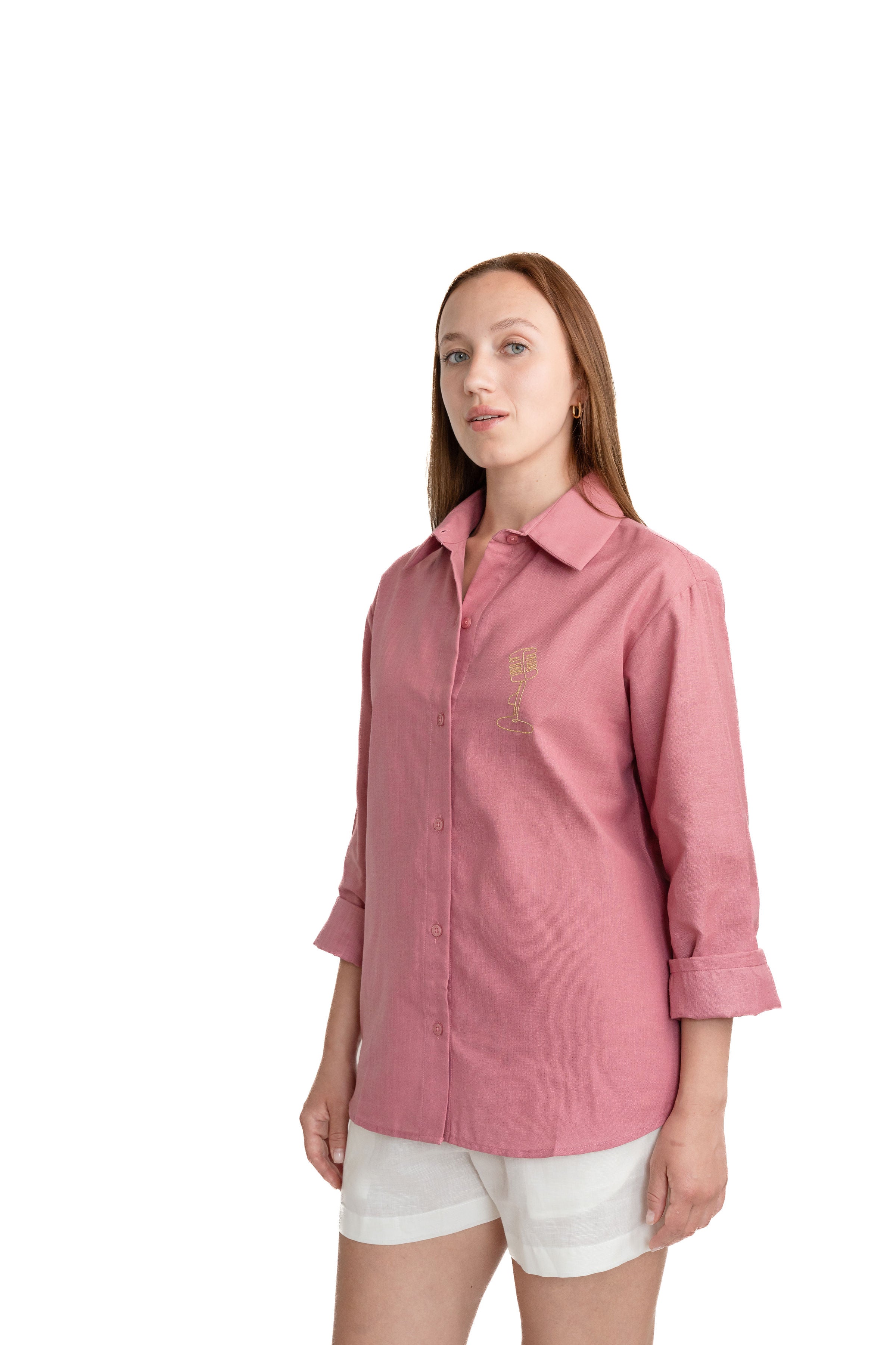 Mulberry Pink Microphone Shirt