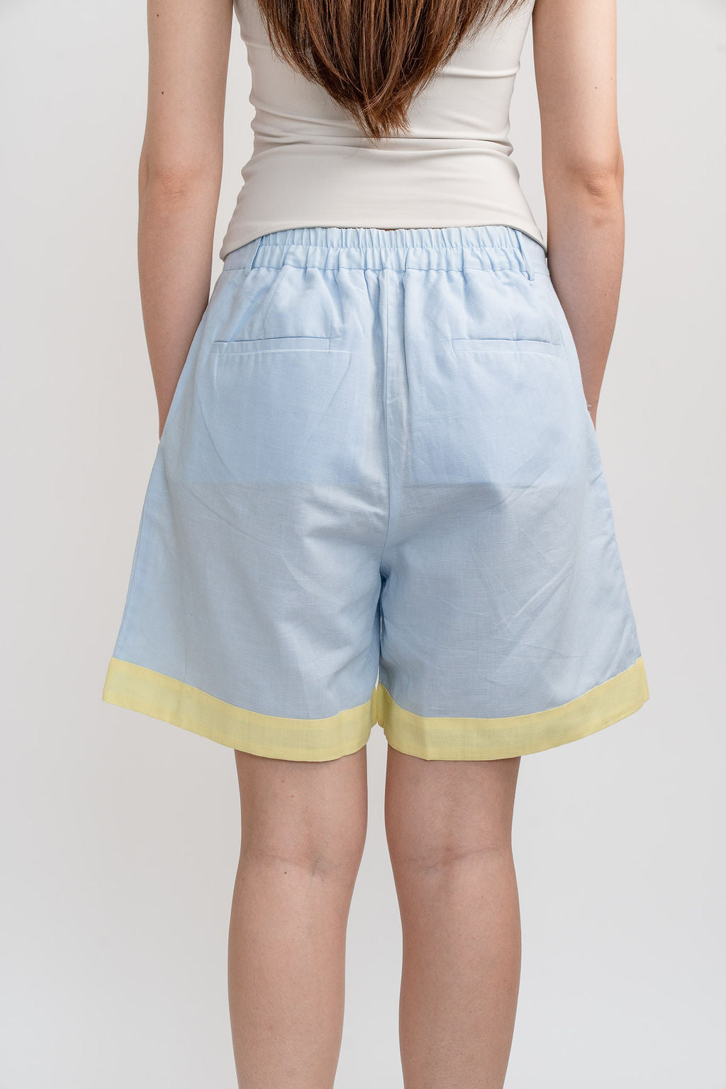 Linen Boyfriend Shorts
